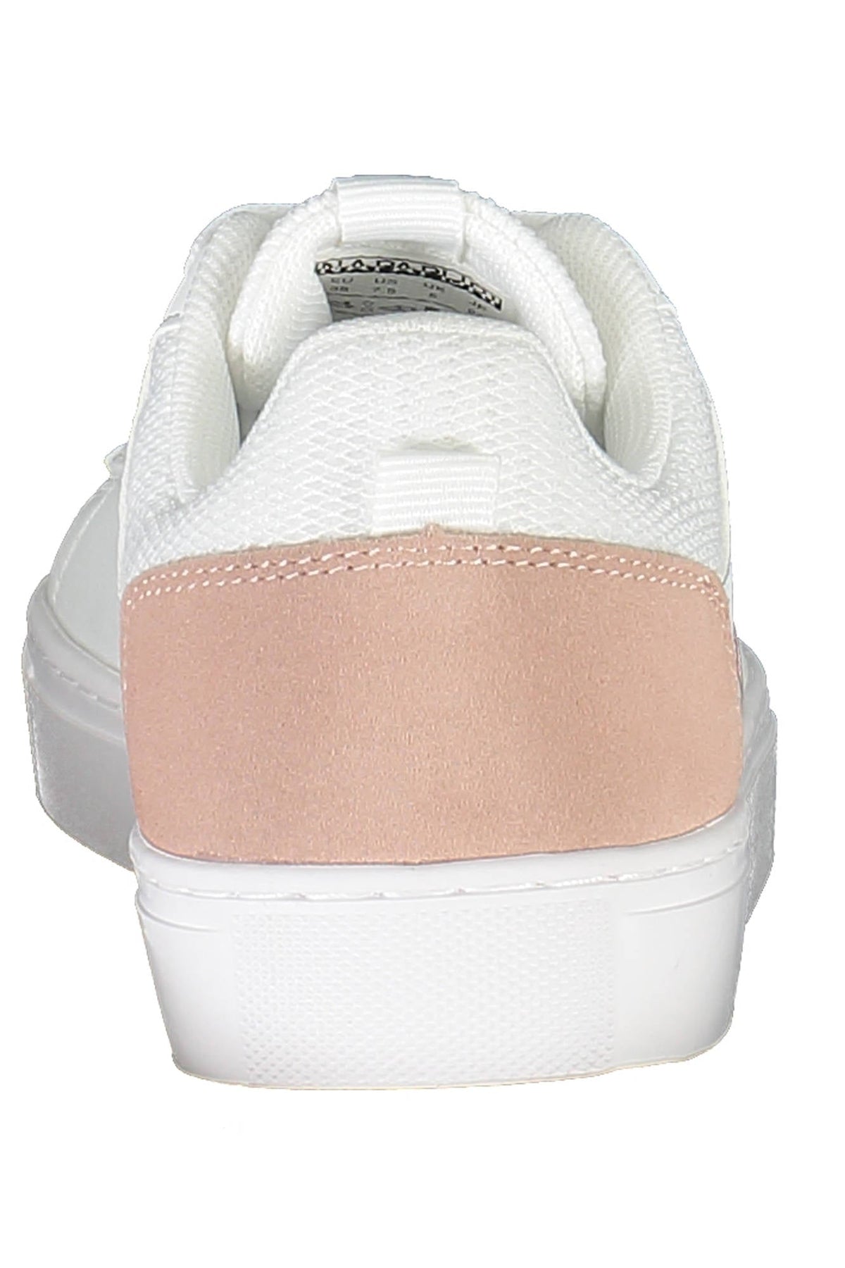 White women's NAPAPIJRI SHOES sneakers, sporty footwear with a sleek design, perfect for active and casual wear.