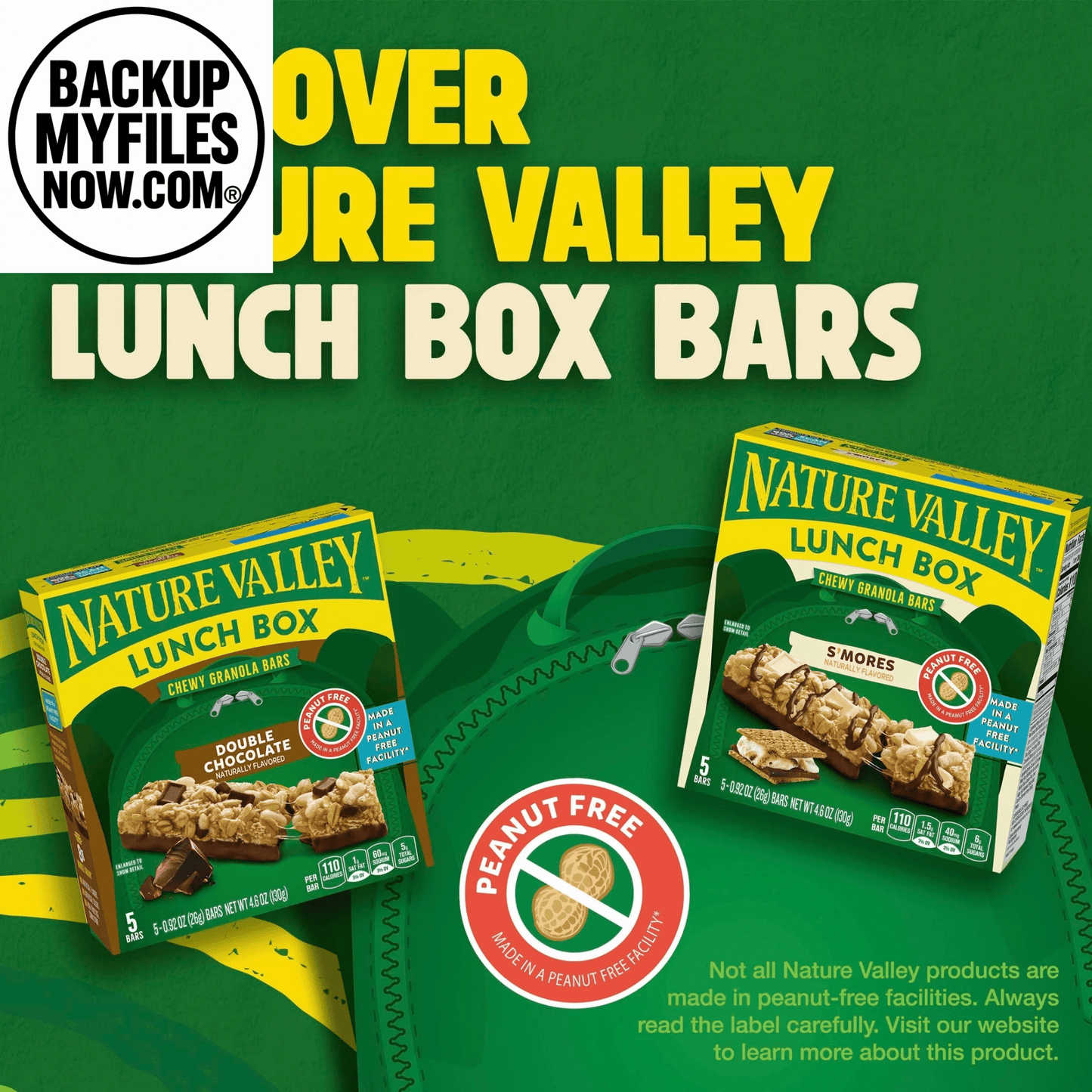 Nature Valley Peanut-Free Chewy Granola Bars with mixed berry flavor, 5 bars in 4.6 oz package, showing the bar packaging.