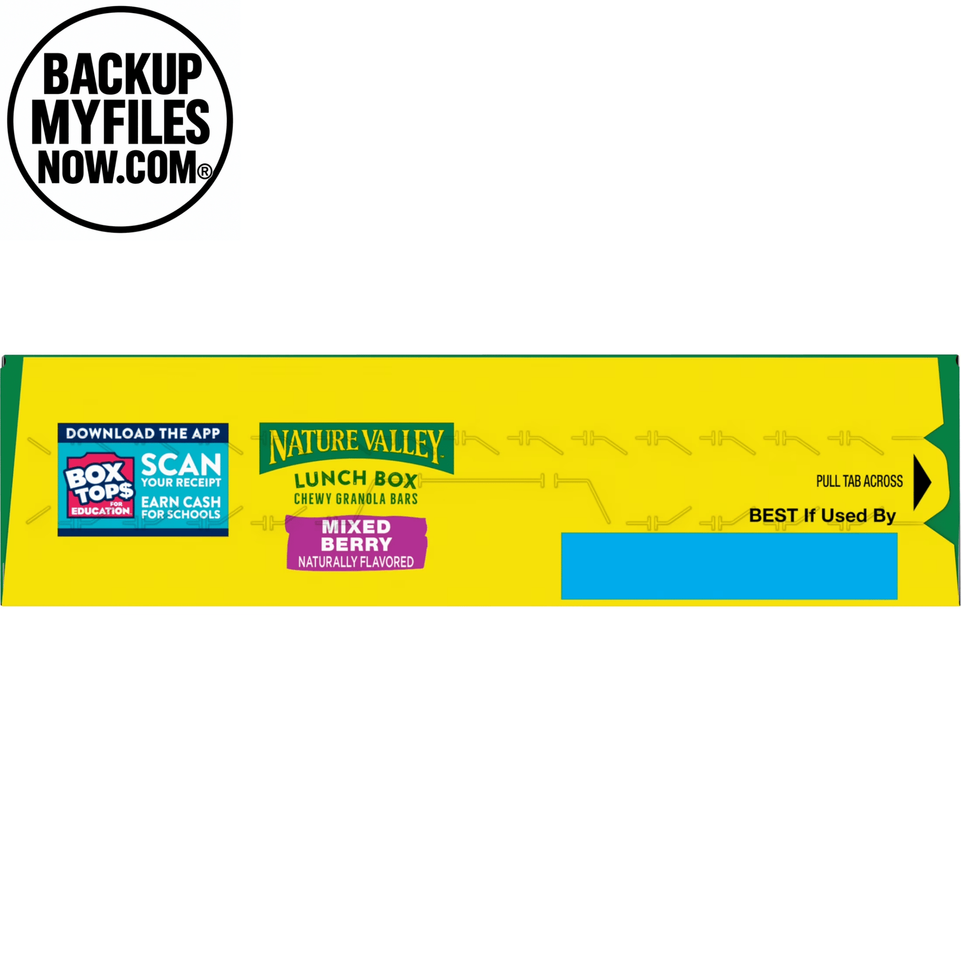 Nature Valley Peanut-Free Chewy Granola Bars in Mixed Berry flavor, showing five bars with berry pieces and granola texture.