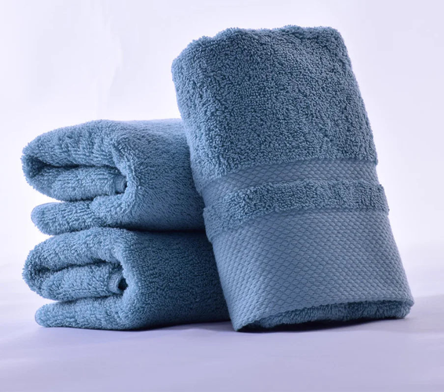 Thick Cotton Face Towels with Custom Logo (120g)