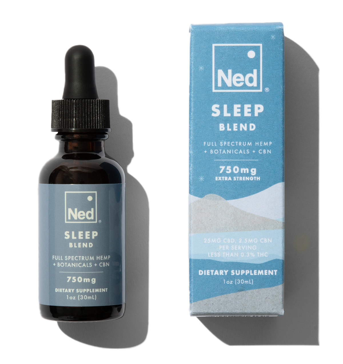 Foria Sleep Blend oil tincture bottle with a white label and dropper cap, designed for relaxation and sleep support.