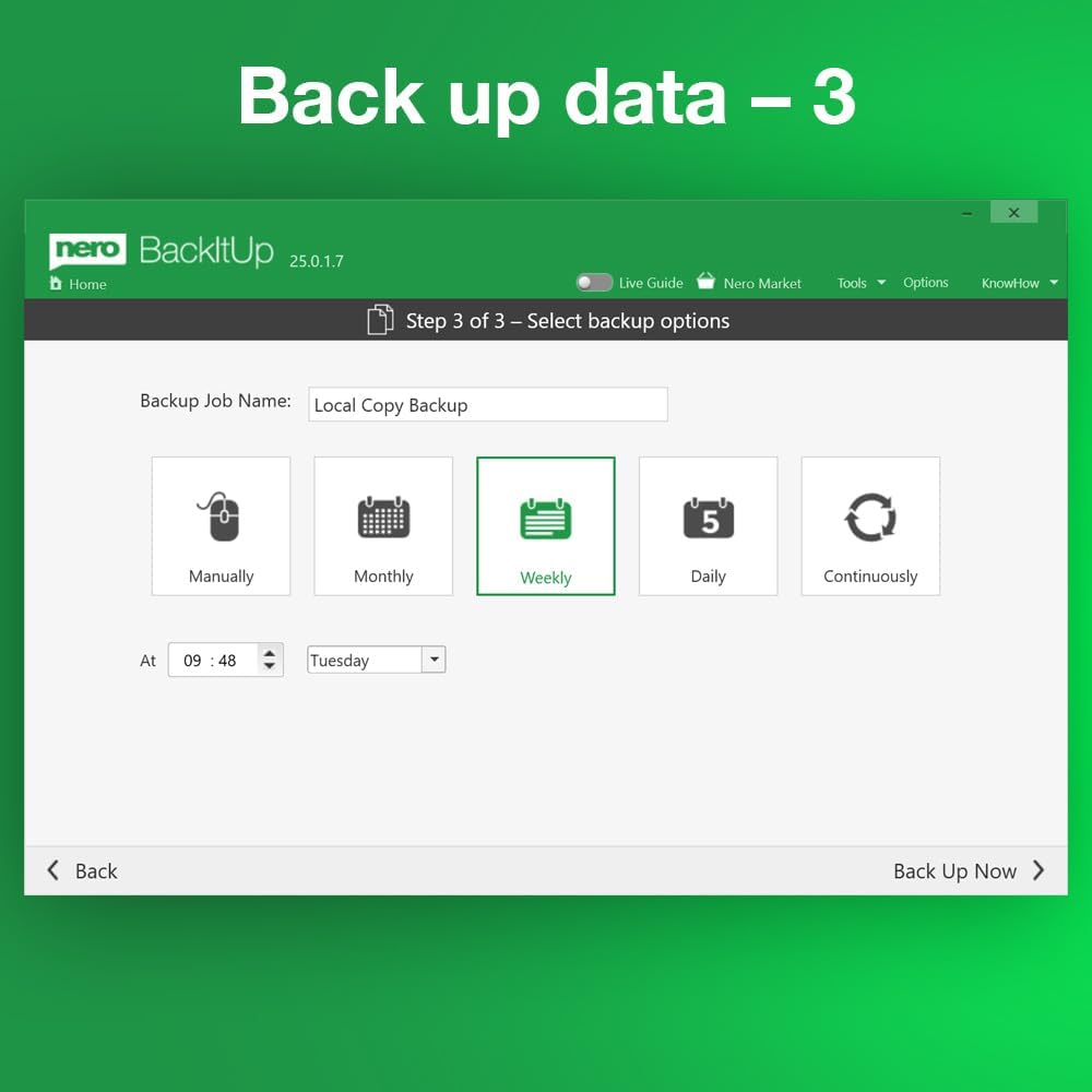 Nero BackItUp – Data Backup Software | Automatic Backup, Data Recovery, Cloud Backup, Fully Automated | Lifetime License | 1 PC | Windows 11/10/8/7 - BACKUPMYFILESNOW