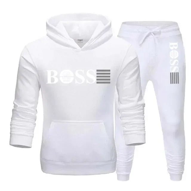New autumn and winter men's long - sleeved hoodie; pants two - piece set of fashionable outdoor sportswear. - BACKUPMYFILESNOW.COM®