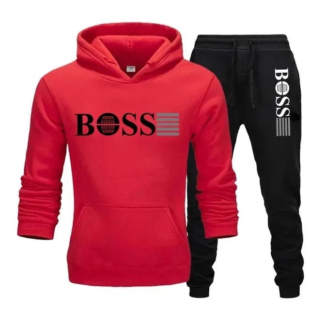 New autumn and winter men's long - sleeved hoodie; pants two - piece set of fashionable outdoor sportswear. - BACKUPMYFILESNOW.COM®
