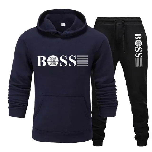 New autumn and winter men's long - sleeved hoodie; pants two - piece set of fashionable outdoor sportswear. - BACKUPMYFILESNOW.COM®