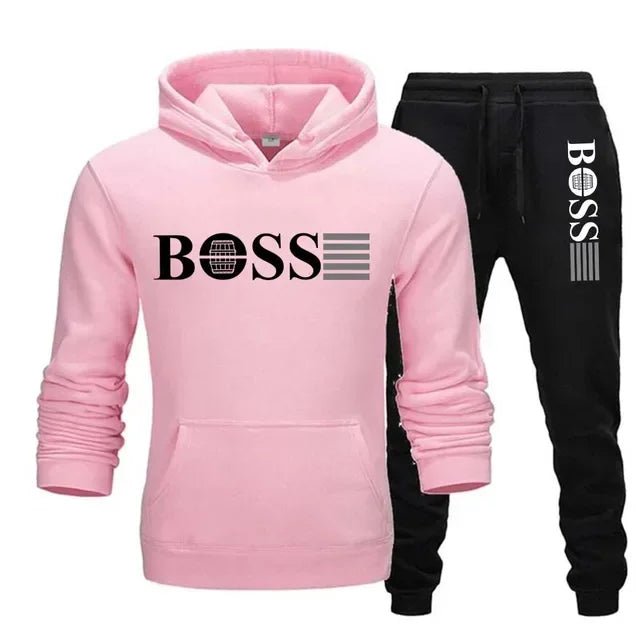 New autumn and winter men's long - sleeved hoodie; pants two - piece set of fashionable outdoor sportswear. - BACKUPMYFILESNOW.COM®