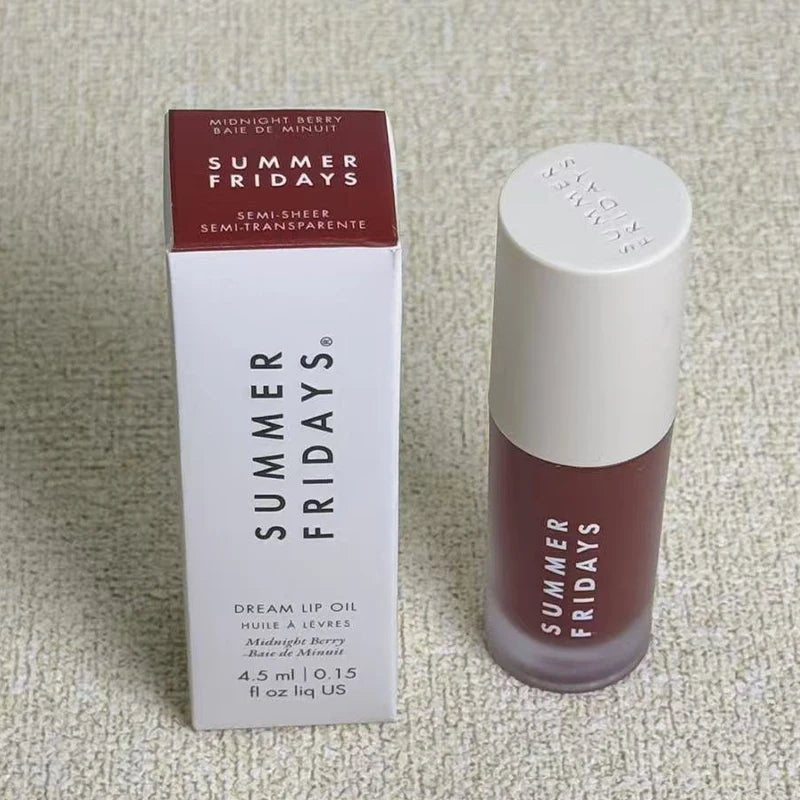NEW Summer Fridays Mini Lip Gloss Set Vanilla Beige Lip Balm Long Lasting Moisturizing Smooth Soft Tube Makeup Lip Care Suit - BACKUPMYFILESNOW.COM®