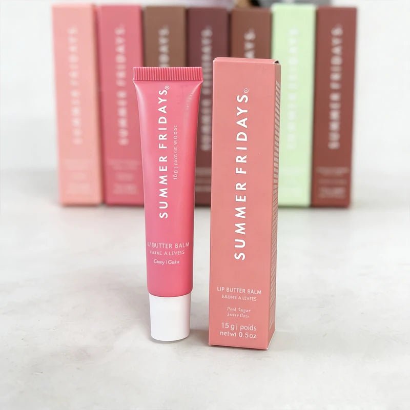 NEW Summer Fridays Mini Lip Gloss Set Vanilla Beige Lip Balm Long Lasting Moisturizing Smooth Soft Tube Makeup Lip Care Suit - BACKUPMYFILESNOW.COM®