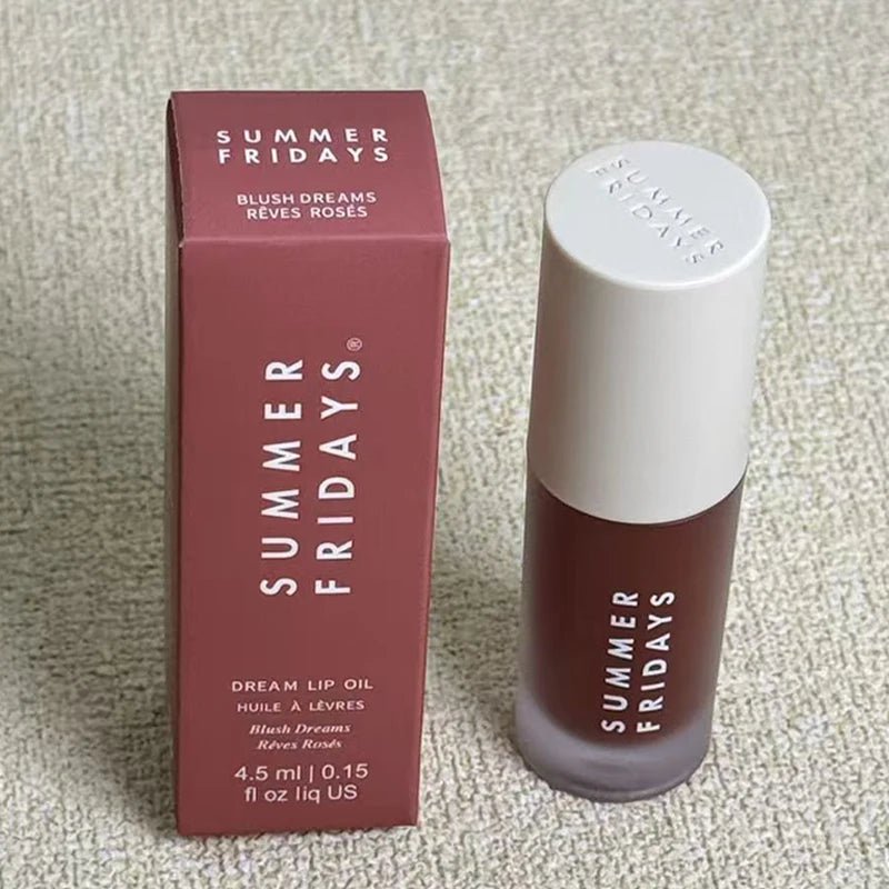 NEW Summer Fridays Mini Lip Gloss Set Vanilla Beige Lip Balm Long Lasting Moisturizing Smooth Soft Tube Makeup Lip Care Suit - BACKUPMYFILESNOW.COM®