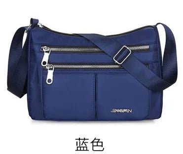 New Women's Bag Fashion Mother Shoulder Bag Oxford Waterproof and Elderly Leisure Travel Large Capacity Bag - BACKUPMYFILESNOW