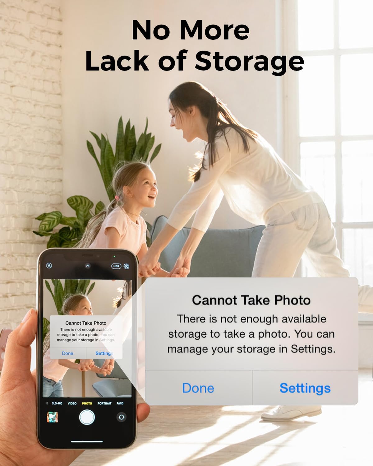 NEWQ Hard Drive for Phone & Computer: USB Flash Storage Device Photo Memory Stick for iPhone, iPad, MacBook Compatible with Apple iOS & Android Cellphone Backup Pictures, Videos, Etc (2, TB) - BACKUPMYFILESNOW