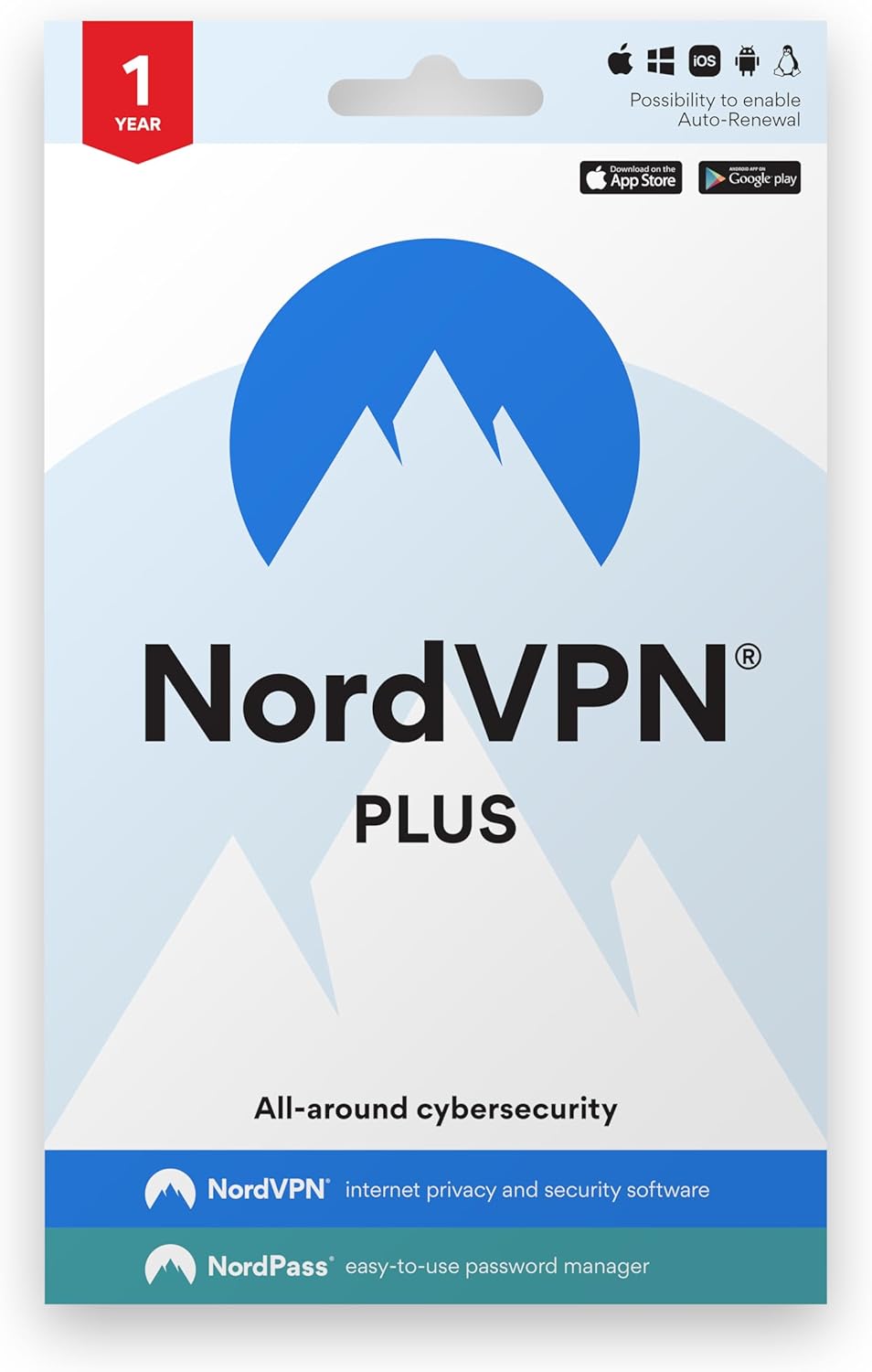 NordVPN Standard, 10 Devices, 1 - Year, VPN & Cybersecurity, Digital Code - BACKUPMYFILESNOW