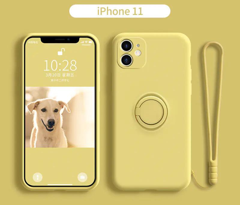 iPhone 11 Pro Liquid Silicone Case with Lens Cover