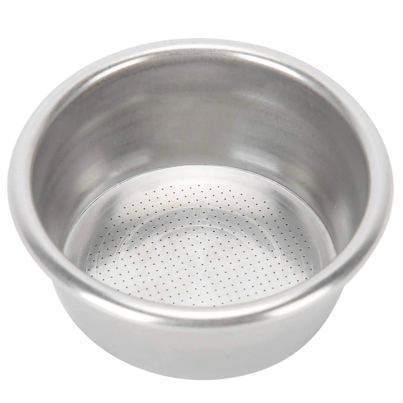 Coffee Portafilter Basket Stainless Steel 53mm Non Pressurized Coffee Strainer Basket Espresso Filter Basket Replacement Coffee Maker Portafilter for Home Office