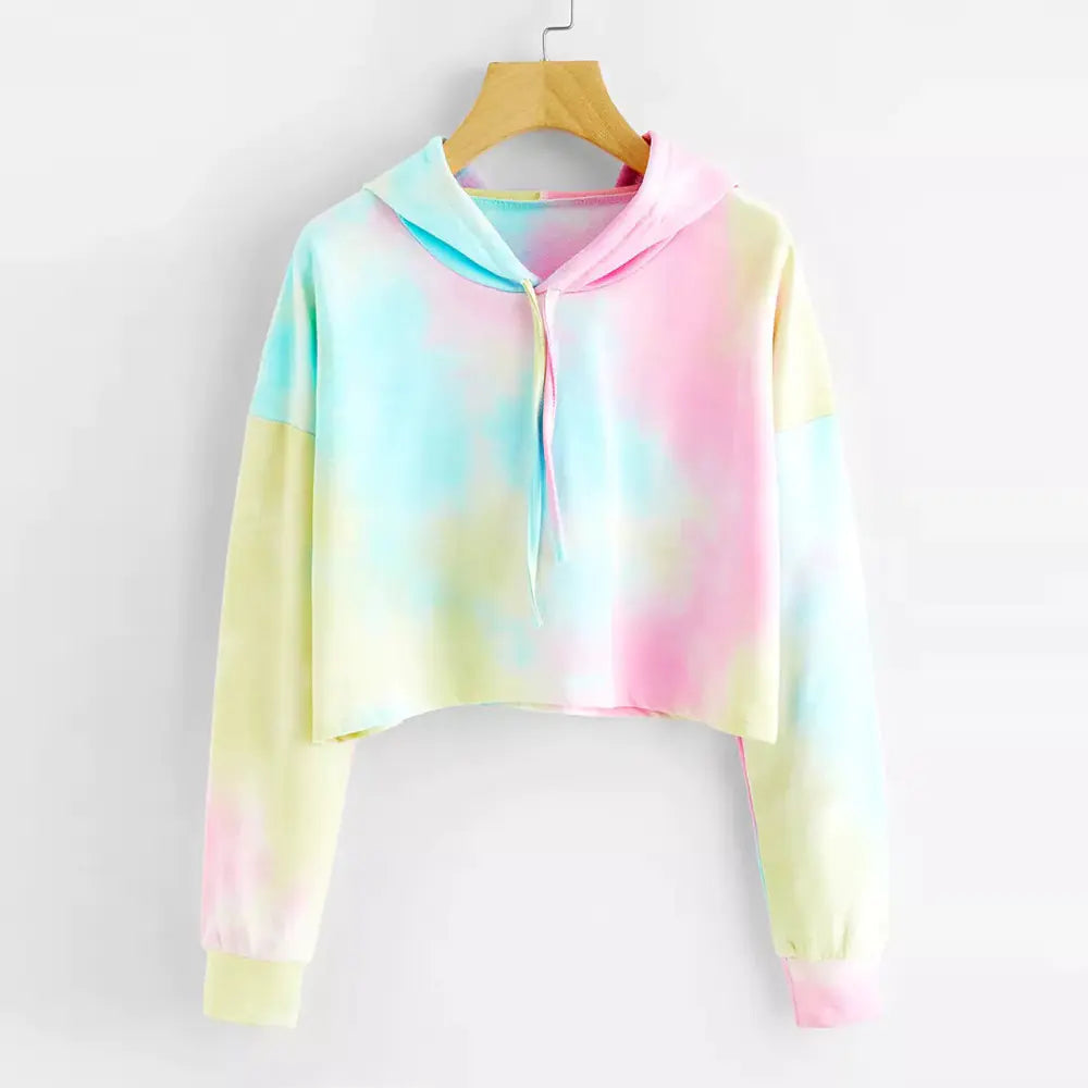 Women's 2020 Autumn Winter Tie-Dye Hooded Sweatshirt - Cozy & Chic in 4 Colors