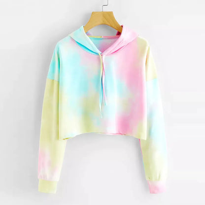 Women's 2020 Autumn Winter Tie-Dye Hooded Sweatshirt - Cozy & Chic in 4 Colors