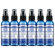 Dr. Bronners - Organic Hand Sanitizer Spray (Peppermint 2 ounce 6-Pack) - Simple and Effective Formula Cleanses & Sanitizes No Harsh Chemicals Moisturizes and Cleans Hands
