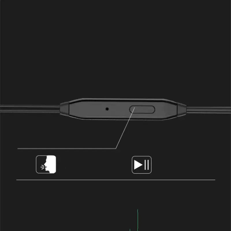 D21 Wired In-Ear Headset for Mobile and PC Gaming