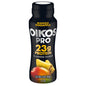 Oikos Pro Mango Pineapple cultured dairy drink in a 7 fl oz bottle, high protein, low sugar, with 23 grams of protein.