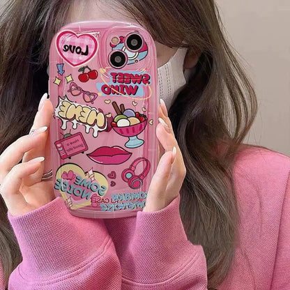 All-Inclusive Silicone Sweet Love Phone Case