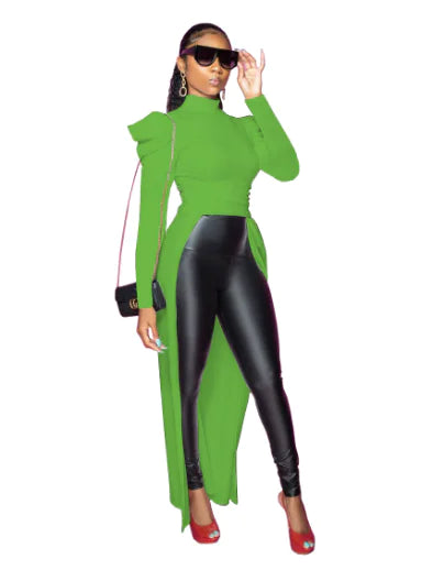 Casual Solid Color Pleated Loose Long Sleeve Sweater