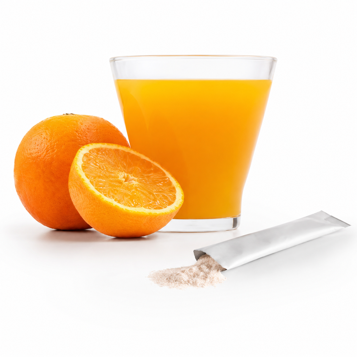 Orange Thermogenic Meta Booster drink by AmBari Nutrition in a bright orange bottle with a vibrant label.