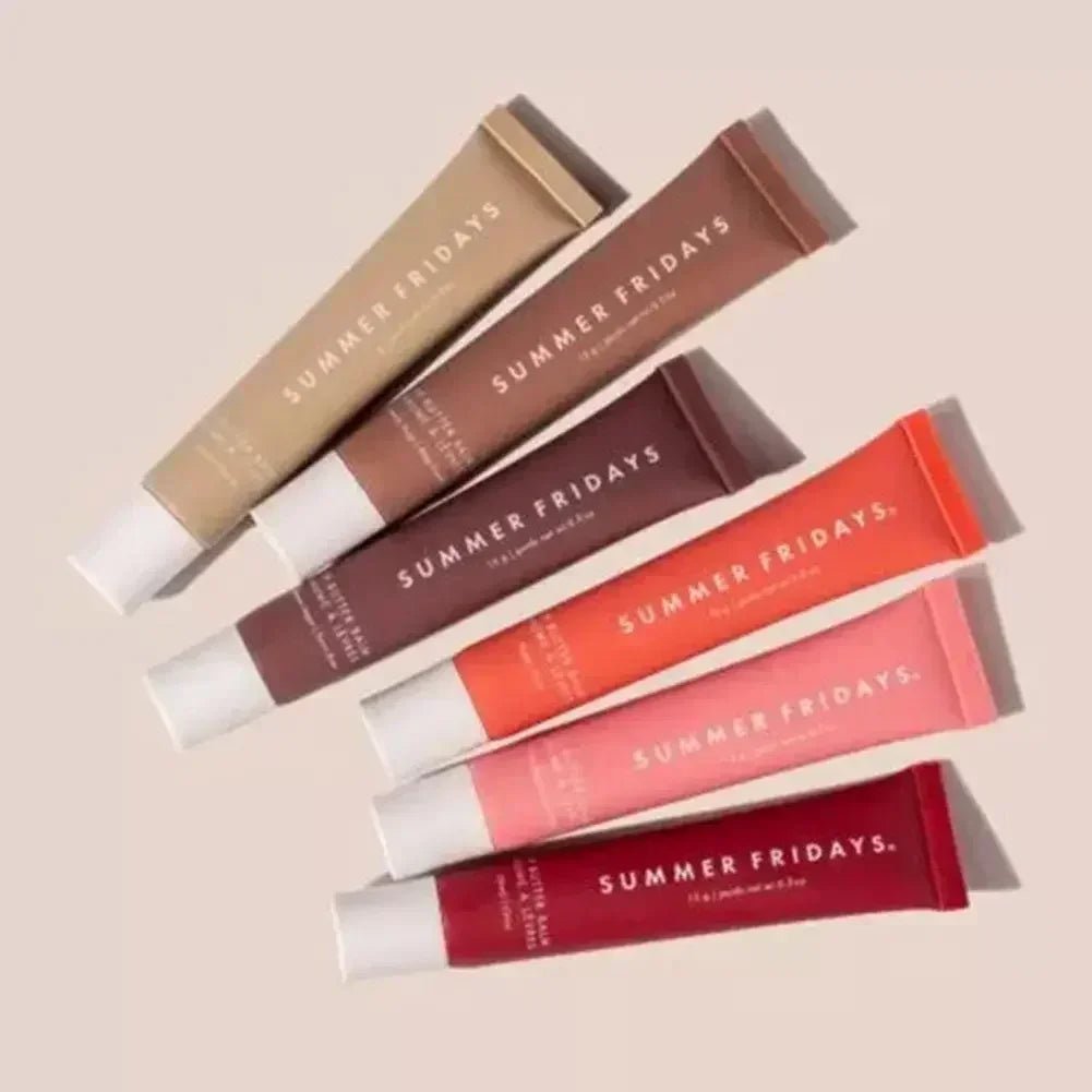 Original Summer Friday's Polypeptide Butter Lip Balm Liquid Hydrating Moisturizing Lip Gloss Cosmetics Lipstick Lip Care - BACKUPMYFILESNOW.COM®