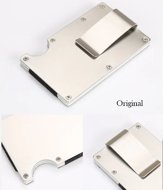 Card Holder & Money Clip - Business Gift with Security