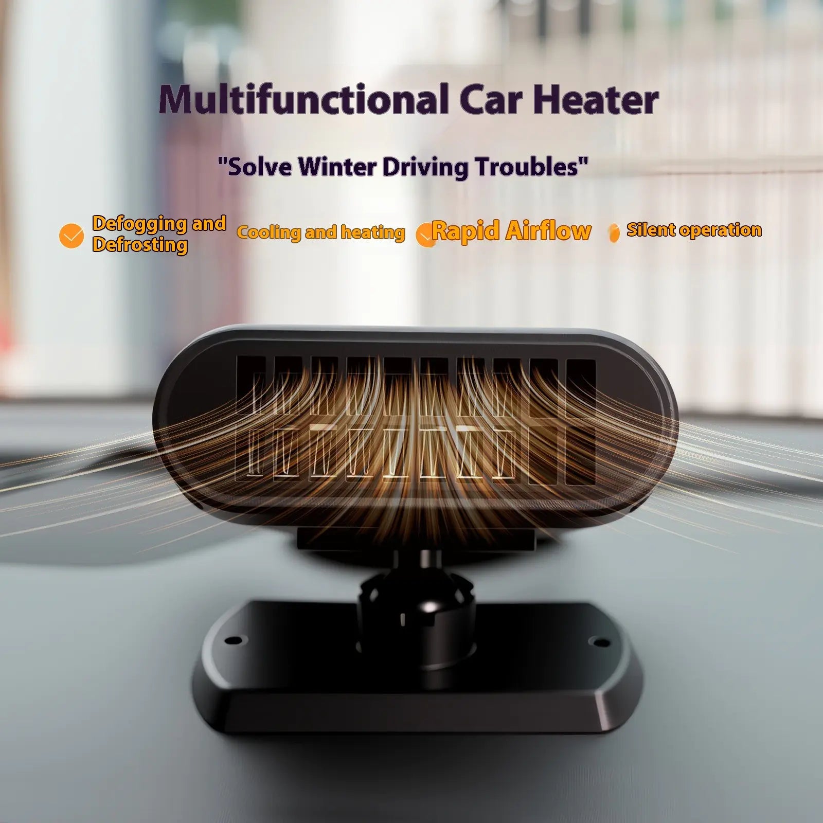 12V Car Windshield Defogger Heater