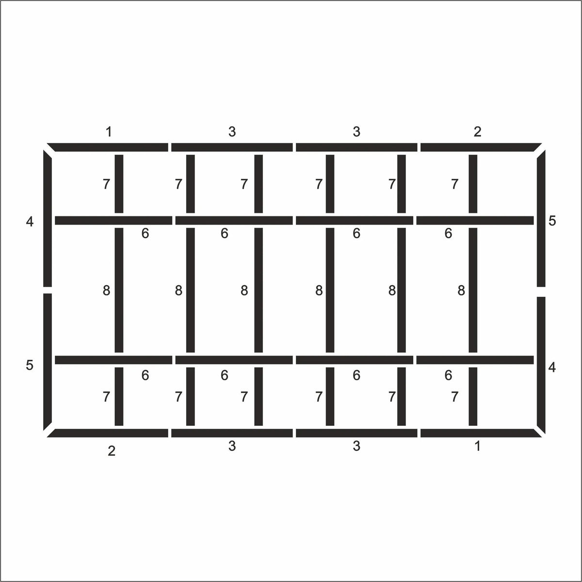Board and Batten Wall Accent Kit | Pre-Cut & Ready to Assemble