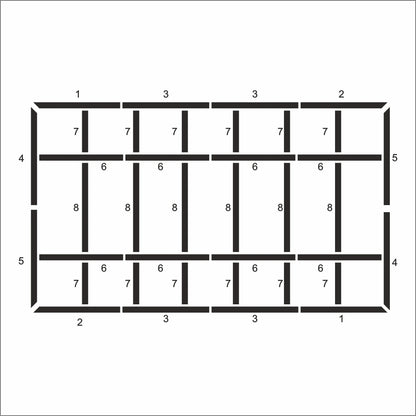 Board and Batten Wall Accent Kit | Pre-Cut & Ready to Assemble