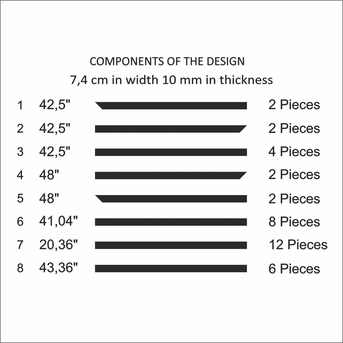 Board and Batten Wall Accent Kit | Pre-Cut & Ready to Assemble