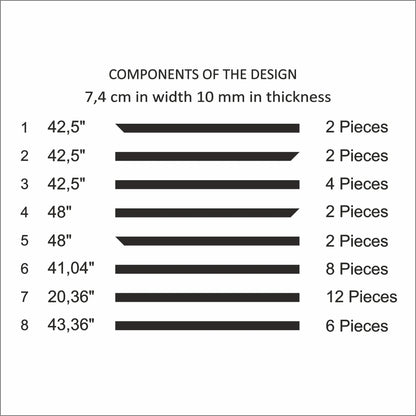 Board and Batten Wall Accent Kit | Pre-Cut & Ready to Assemble