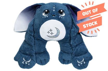Moon Pals Orion 5lb Hugger Plush toy with soft, cuddly fabric and detailed star-themed design, perfect for comforting hugs.