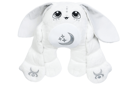 5lb Moon Pals Snowball Hugger Plush toy with soft, fluffy snowball design, perfect for cuddling and play.