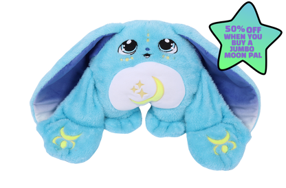 Moon Pals Bo Jr. 2.5lb Hugger Plush toy featuring soft, cuddly plush fabric in a friendly, character design.