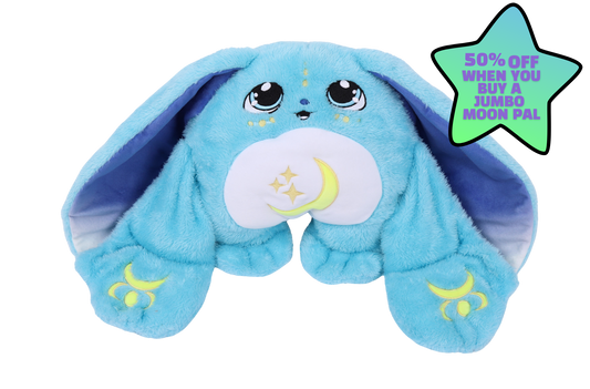 Moon Pals Bo Jr. 2.5lb Hugger Plush toy featuring soft, cuddly plush fabric in a friendly, character design.