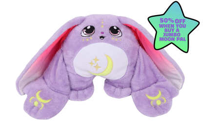 Moon Pals Opal Jr. 2.5lb Hugger Plush plush toy with soft, colorful fabric and a cute, friendly design.