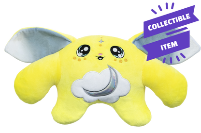 Moon Pals 1.5lb Squish Plush Macaroni toy with soft, colorful fabric and playful pasta design, perfect for cuddling and play.