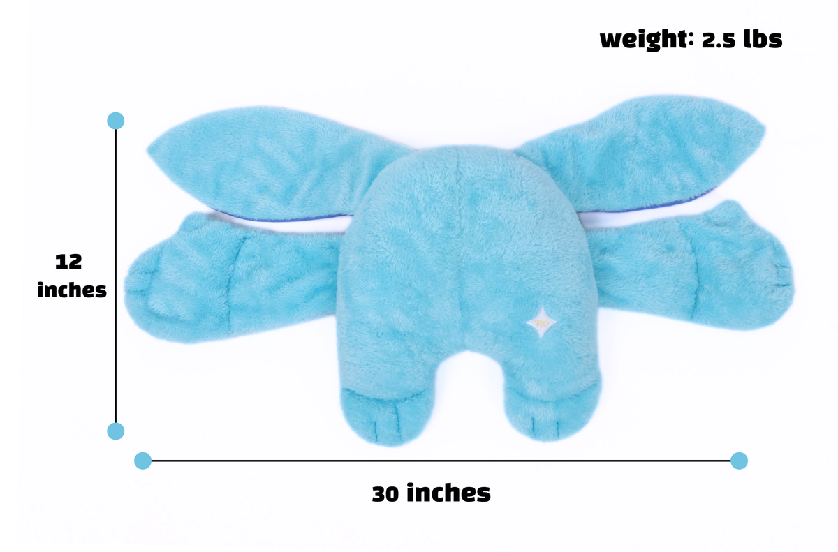 Moon Pals Bo Jr. 2.5lb Hugger Plush toy featuring a soft, cuddly plush design with a friendly animal face.