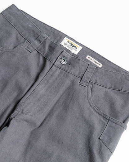 Off The Grid Surplus Trailblazer Standard Fit Pants in Castlerock grey, showing the casual fit and durable fabric.