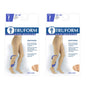 Black MD SRG 20-30mmHg compression knee sleeve in Large size, accessory by Pasteur Pharmacy, designed for medical support.