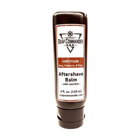 Soap Commander Fortitude after shave balm in a 4 oz jar, moisturizing after shave treatment from Pasteur Pharmacy.