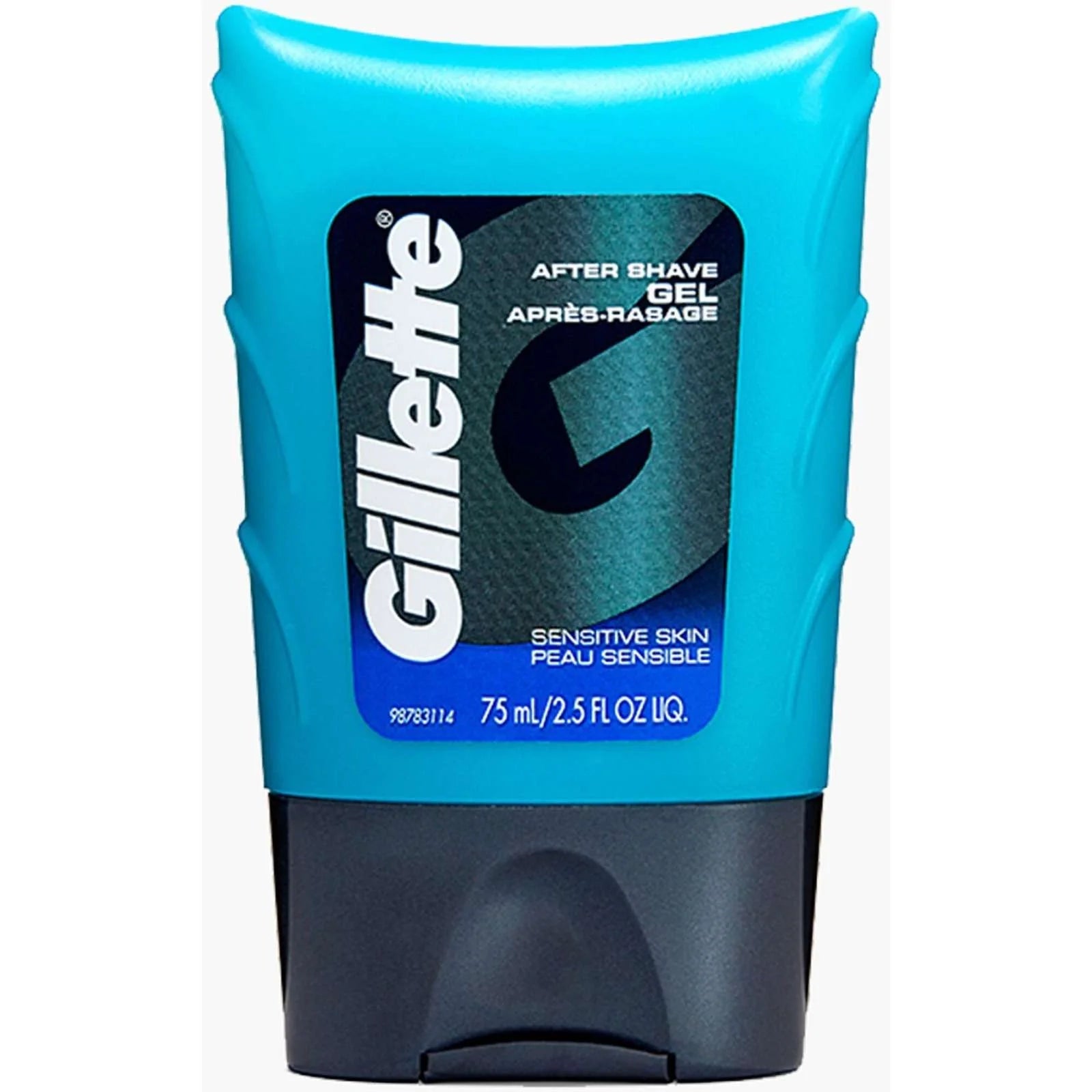 Gillette Series Sensitive Skin After Shave Gel in 2.5 Fl Oz bottle, smooth and soothing after shave for sensitive skin.