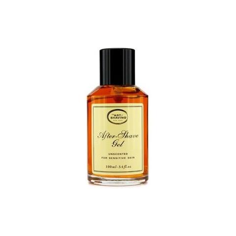 Unscented The Art Of Shaving after-shave gel by Pasteur Pharmacy in a 3.4 oz tube, designed for soothing post-shave skincare.