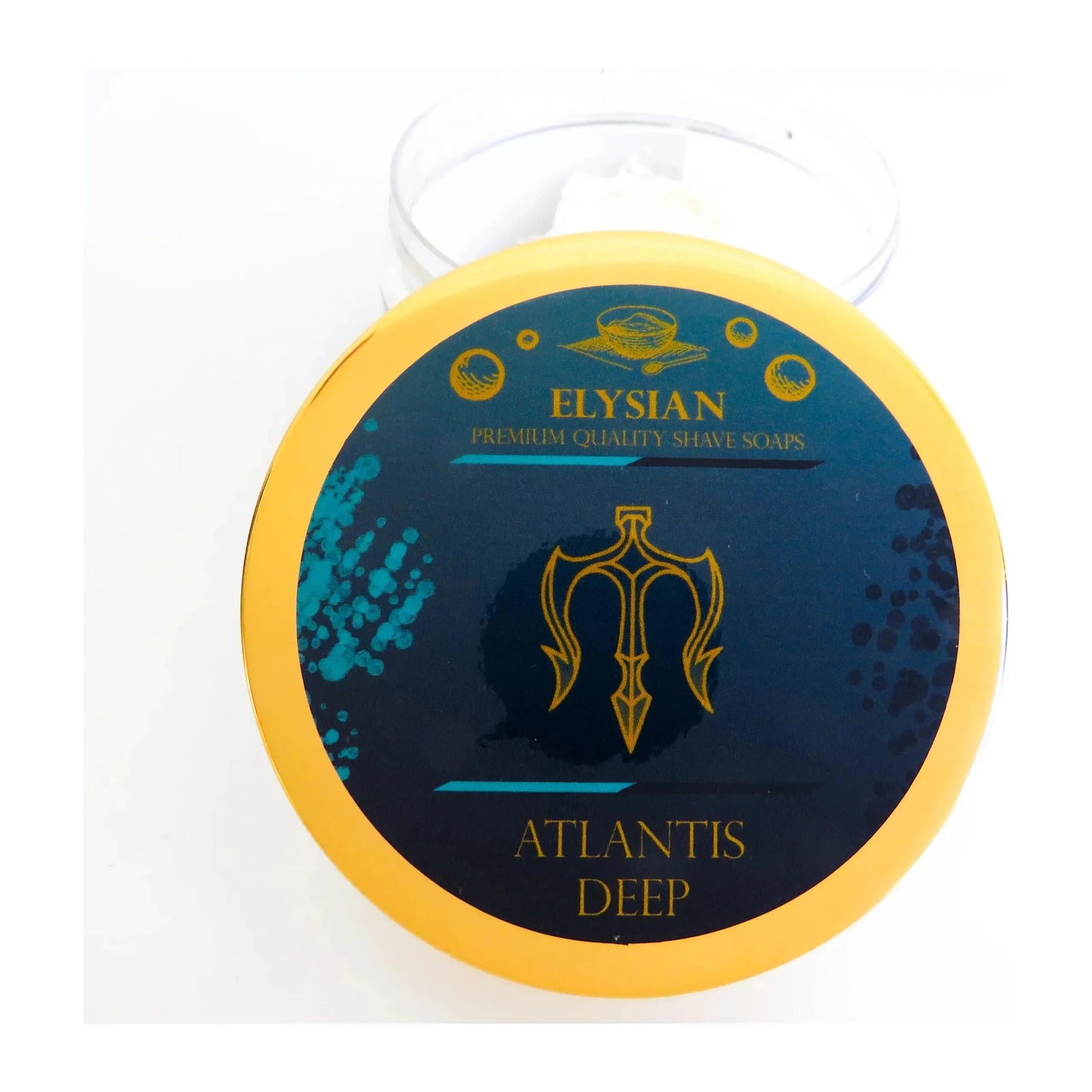 Elysian Atlantis Deep Collection after shave splash by Pasteur Pharmacy, 4 oz bottle, with a sleek label and clear liquid inside.