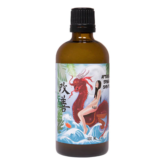 Ariana & Evans Kaizen aftershave and skin food in 100ml bottle, soothing aftershave product with natural ingredients.