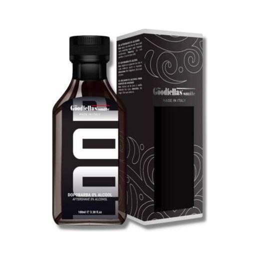 The Goodfellas' Smile Loop aftershave bottle with 0% alcohol, 100ml, displayed with label and cap on a clean background.
