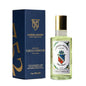Caswell-Massey Gold Cap After Shave 3 oz bottle, green cap, part of the Pasteur Pharmacy collection, with elegant packaging.