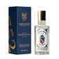 Caswell-Massey Gold Cap After Shave, 3 oz, in green bottle with gold cap, part of the Pasteur Pharmacy collection.